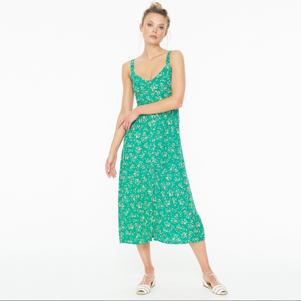 Faithfull The Brand Este Audrey Floral Midi Dress